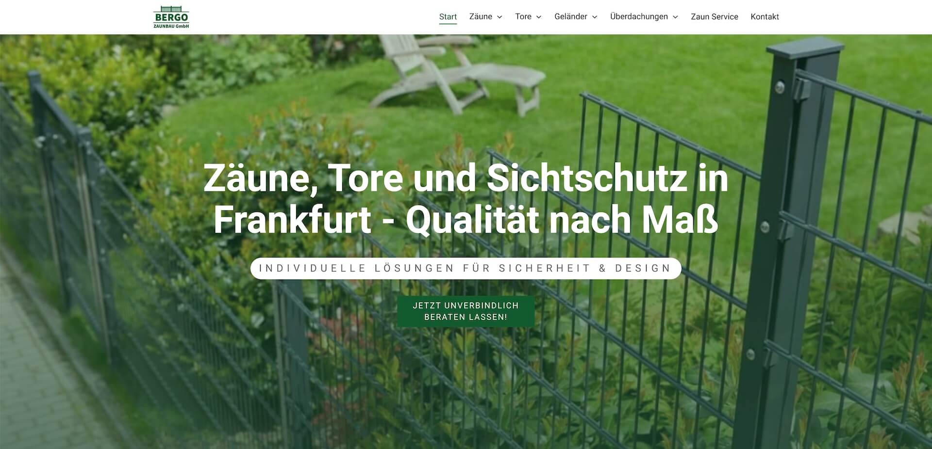 Zaunbau Bergo